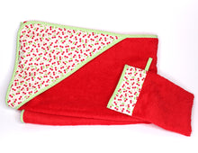 Charger l'image dans la galerie, Cape de bain Imprimée - Cerises